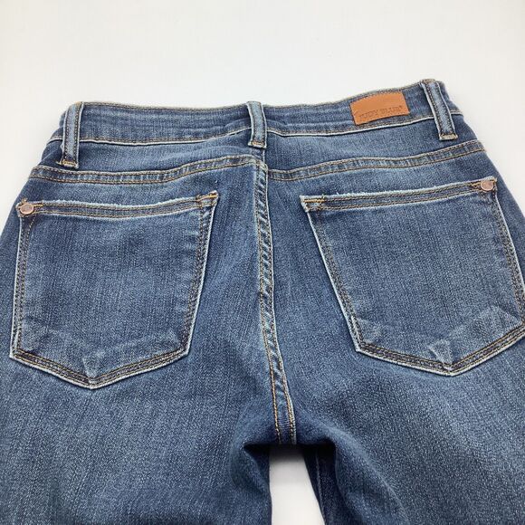 Judy Blue Womens Skinny Fit Distressed Denim Jeans Blue Size 3/26 - Picture 8 of 12